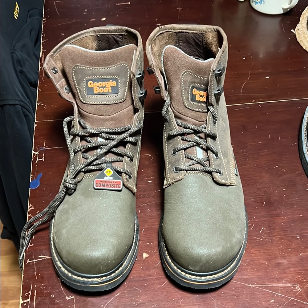 Georgia Boot Men's Composite Toe Work Boots - Brown
